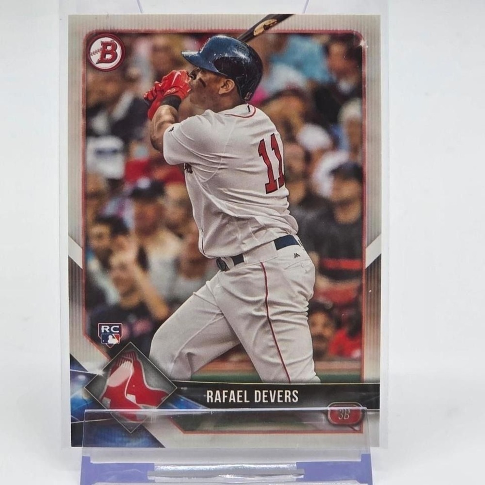 2018 Bowman Rafael Devers Boston Red Sox Rookie Card #25 RC Baseball Card